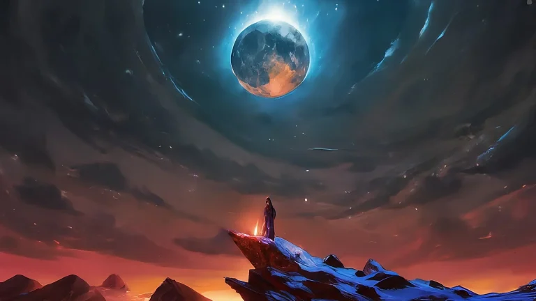 Imagen de un científico investigando un fenómeno paranormal.